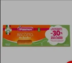 بیسکویت گندم با شیر پلاسمون Plasmon وزن 240 گرم