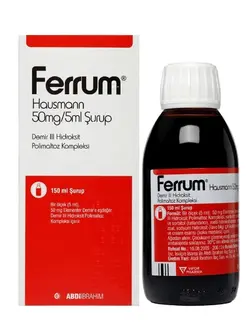 شربت آهن فروم Ferrumحجم ۱۵۰ میلی لیتر