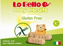 بیسکوییت انگشتی بدون(شیرو گلوتن و تخم مرغ )ذرت,برنج +۴ ماه لوبلو Lobello
