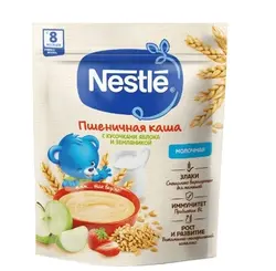 سرلاک گندم و شیربا طعم سیب توت فرنگی نستله وزن ۲۰۰ گرم