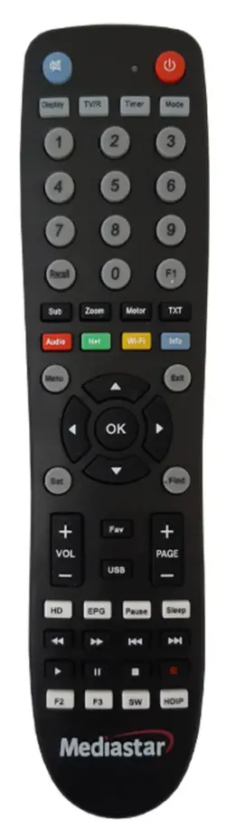 ریموت کنترل مدیا استار ته گرد*( اصلی )* ORGINAL MEDIASTAR