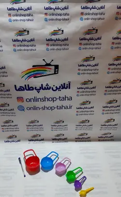 پیمانه پلاستیکی ۶ عددی