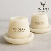 کاپ قهوه /شات قهوه + نعلبکی سنگی مرمر (کاپ قهوه خوری سنگی/ شات قهوه خوری سنگی/ شات )/فنجان قهوه کد محصول Ono804201 (هدیه تولد _هدیه روز مادر_ هدیه روز زن-جهیزیه عروس _هدیه منزل نو_هدیه شیک)