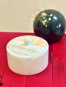 قندان سنگی مرمر مدل ONO70101