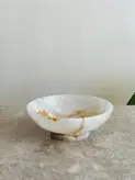 ظرف میوه خوری سنگی(بشقاب میوه خوری / کاسه میوه خوری) کد محصول ONO81101 (هدیه تولد _هدیه روز مادر_ هدیه روز زن-جهیزیه عروس _هدیه منزل نو_ست مدیریتی_هدیه شیک_هدیه ارزان)