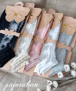 جوراب شیشه ای گیپور تابستانه