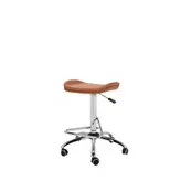 صندلی آزمایشگاهی رکابدار مثلثی بدون پشتی (تابوره) آرام گستر مدل دانین