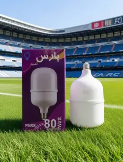 لامپ ۸۰ وات پاراکس PE-80 نور سفید مهتابی پایه E27 استوانه