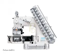 چرخ خیاطی کمرکش سه نواره 13 سوزنه جک JK-8009VCDI-130