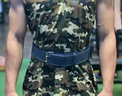 کمربند بدنسازی چرم طبیعی ارسال رایگان