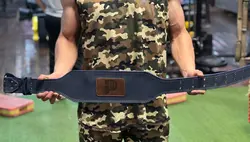 کمربند بدنسازی چرم طبیعی ارسال رایگان