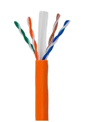 کابل شبکه 8رشته مس CAT6 UTP PVC قرقره 305 متری قطر مفتول042