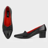 صندل زنانه روفرشی چرم مدل آدلی 104