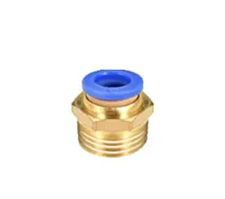 فیتینگ اتصال مستقیم پنوماتیک شیلنگ خور 10میلیمتر وسایز دنده 3/8