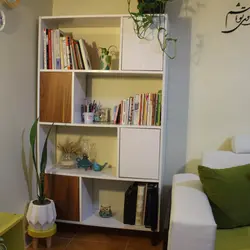 کتابخانه طرح Z بسیار جادار وکاربردی در دو رنگ سفید و گردویی و ترکیبی