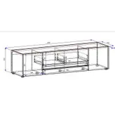 میز تلویزیون مدل nf010