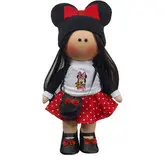 عروسک طرح روسی مدل دختر میکی موس کد D_33 ارتفاع 30 سانتیمتر
