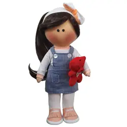 عروسک مدل روسی طرح دختر خرسی ارتفاع 30 سانتی متر