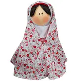 عروسک طرح  روسی مدل جشن تکلیف رنگ بنفش کد Dg-0078 ارتفاع 38 سانتی متر