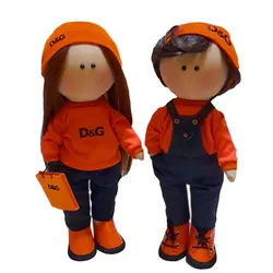 عروسک طرح روسی مدل دختر ساکدار کد dg008-4 ارتفاع 35 سانتی متر