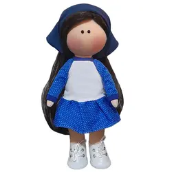 عروسک مدل روسی طرح دختر کد dg-012 ارتفاع 35 سانتی متر