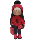 عروسک مدل روسی طرح دختر کد dg-008-1 ارتفاع 35 سانتی متر