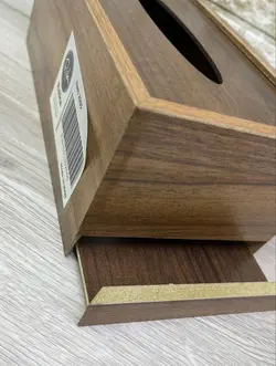 جعبه جا دستمالی چوبی کشویی