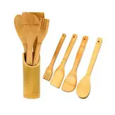 ست کفگیر ملاقه بامبو