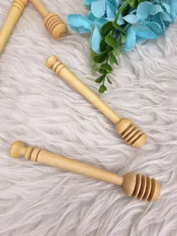 قاشق عسل چوبی