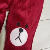 ست جلیقه و شلوار مخمل خرسی 185