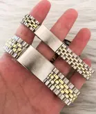 🆔 شناسه : #90285 👚نام : ست ساعت رولکس بنداستیل دورنگ نقره ای طلایی صفحه طلایی شیشه ذره بینی کیفیت عالی. تقویم دار. شش ماه گارانتی موتور دارای جعبه کادویی مخصوص ساعت و کارت گارانتی 👗پرفروووووش 😎😜 🧵جنس : بند استیل 🖌 رنگ بندی : ست بند دو رنگ نقره ای طلایی صفحه طلایی - ⚜️ سایز ها : set - 💰