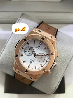 🆔 شناسه : #41431 👚نام : ⌚️ HUBLOT ⌚️ For MEN ساعت هابلوت مردانه تک موتوره طرح اتومات. دارای تقویم قفل اصلی بند پیو کیفیت درجه یک شش ماه ضمانت موتور دارای جعبه کادویی ساعت و کارت‌ گارانتی 👗مناسب آقایانی که به تیپ و استایل خود ارزش قائل هستند🔥 🧵جنس : بند پیو 🖌 رنگ بندی : کدیک - کددو - ⚜️ سایز ها : mardane -