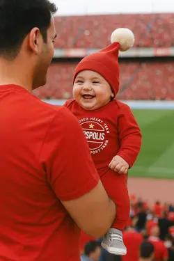 سه تیکه استقلال و پرسپولیس سایز ۱ تا ۳
