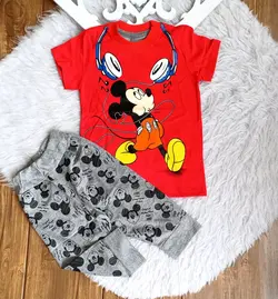 تیشرت و شلوارک اسپرت پسرانه و دخترانه میکی موس