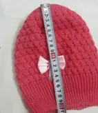 کلاه و شالگردن دخترانه مناسب ۱‌تا ۲ سال حدودا