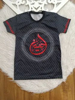 تیشرت مشکی پسرانه محرمی سایز ۴۵ تا ۶۰ ارسال رایگان کپی