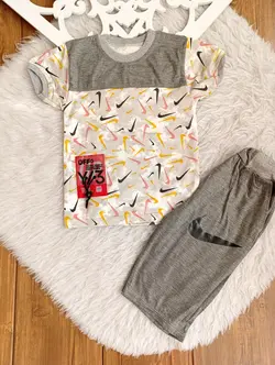 تیشرت و شلوارک پسرانه سایز 45 تا 60 ارسال رایگان