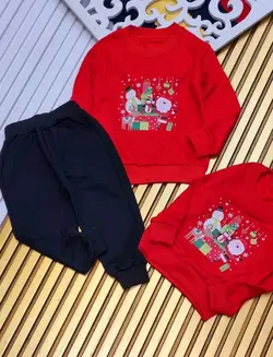 بلوز و شلواراسپرت بابانوئل سایز ۳۵ تا ۵۰