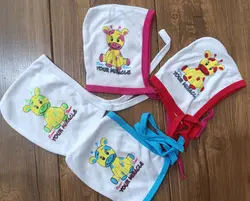 کلاه نوزادی طرح خرس