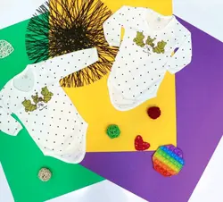 زیردکمه نوزادی سایز ۱ و ۲ طرح اسب ابی