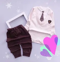 دوتیکه نوزادی کراواتی سایز ۱ و ۲