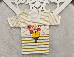 لباس نوزادی تیکه ای طرح میمون شاد سایز ۴ تا ۶