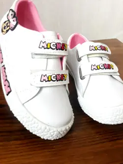 کفش دخترانه طرح میکی موس سایز ۲۶ تا ۳۰