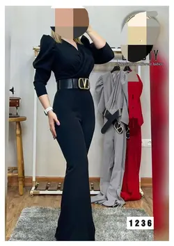 یکسره مجلسی کمربند دار زنانه
