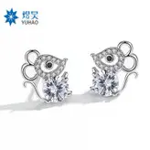 گوشواره نقره مدل موش