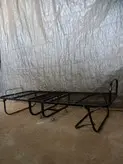 تخت خواب تاشو هتلی کمجا (اکسترابد) تک نفره تاج دار و جک دار (ارتفاع ۴۷ سانتی متری)