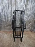 تخت خواب تاشو فلزی (اکسترابد) تاج دار و جک دار بدون تشک