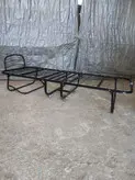 تخت خواب تاشو فلزی (اکسترابد) تاج دار و جک دار بدون تشک