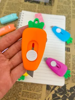 لوازم تحریر/ کاتر هویج رنگ نارنجی