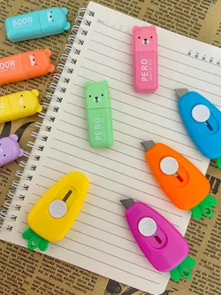 لوازم تحریر/ کاتر هویج رنگ نارنجی